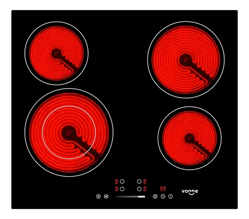 Vonne celi-avd4 anafe vitroceramico 4h zona dual 6400w. - Imagen 4