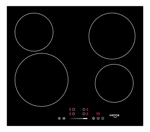 Vonne celi-avd4 anafe vitroceramico 4h zona dual 6400w. - Imagen 3