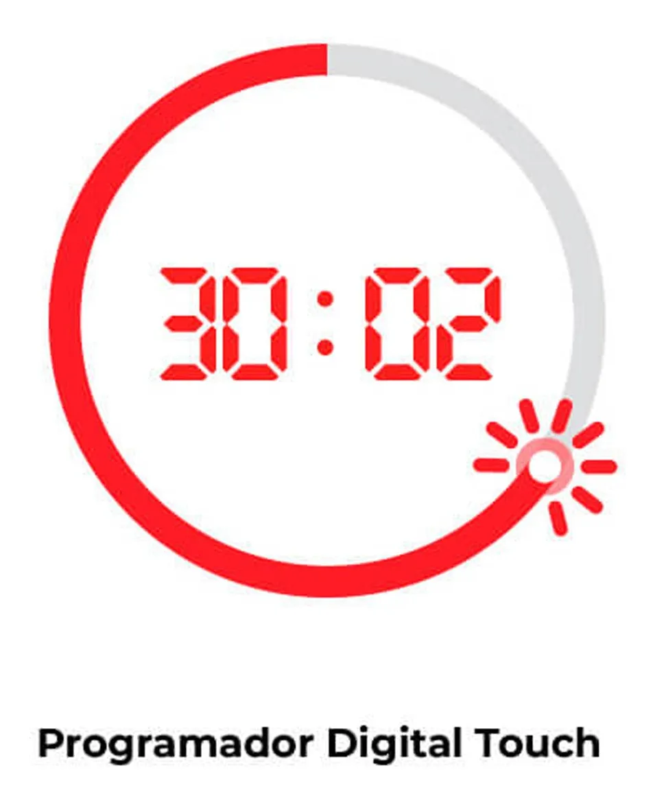 Longvie h-6900xt horno a gas con grill electrico touch acero - Imagen 7